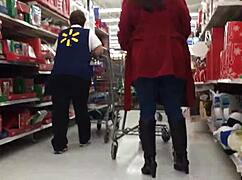 Caught a candid moment of a mom shopping unnoticed.