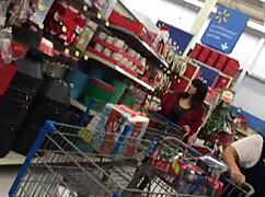Caught a candid moment of a mom shopping unnoticed.
