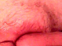 feeling my wife's fingers deep in my ass, it's so intense and loving, making me moan with pleasure