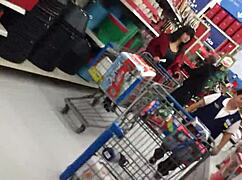 Caught a candid moment of a mom shopping unnoticed.