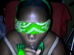 sloppy double blowjob on st. patrick's day with big black cocks 😈