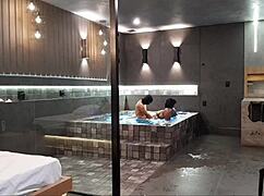 I took my friend to a luxury motel, she loved it and opened up her tight ass