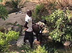 Want a quickie with that big cock by the river?