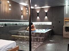 I took my friend to a luxury motel, she loved it and opened up her tight ass