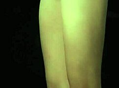 Young 18+ slave punished with bondage and toys in garage submission.