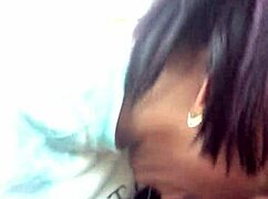 Ebony woman offers public car performance