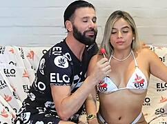 annie marin teases in spicy colombian casting session