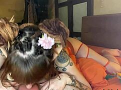 cute elf olivia jarden handles huge cock with wet eager moves