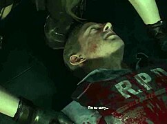 Busty super cop claire redfield dominates with huge tits