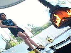 i can't believe this hot threesome with two beautiful sluts, blowjob and big tits everywhere!