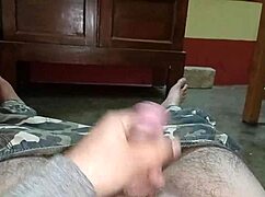 Mature Man Handling Penis In High Speed