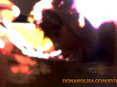 lisa rivera gives don sloppy blowjob in the jacuzzi bath homemade