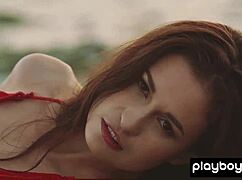 petite naked ukrainian babe demi fray shows off her playful side outdoor