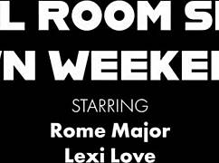 blonde cutie lexi love rides rome major’s massive cock hard