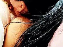 Playing in BED with my cousin while MOM doesn't arrive