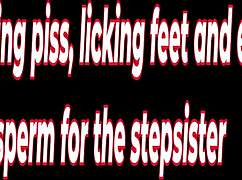 drink piss, lick feet, and eat sperm for the slave