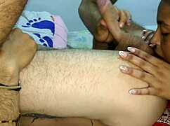 Oral Sex with Finger and Tongue in Ass Leading to Quick Orgasm
