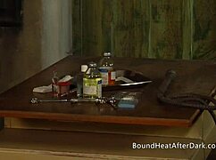 lesbian mistress dominates bound submissive