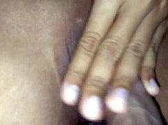 Water breaks into the beautiful student's tight pussy! She takes the cock and rubs until orgasm!