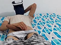 Wanna jerk off a big cock while watching VR porn?