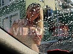 Feeling Wild Behind Cameras with My Big and Small Tits on Display