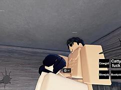 Slutty Roblox Girl Gets Fucked