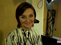 Does busty cutie Kylie suck cock while pussy fucked?