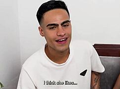 18 Young Smalltits Latina Valeria Lopez Danyel Mast Hard Fucked by Huge Dick in Fake Casting