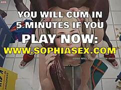 Big ass indulges in horny holiday blowjob and pussy licking