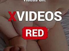 Hot pov handjob and huge cum on my titties!