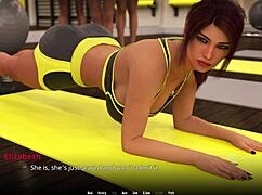 check out this curvy babe in cute outfit.