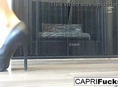 Capri in her high heels 😍