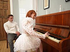 OMG, my piano teacher just bangs me instead of givin’ lessons! 😳