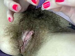 Close up view of a homemade clit orgasm from an amateur