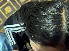 Peruvian Sister-In-Law Gives Intense Oral And Anal Sex In Shop Hiding From Husband!