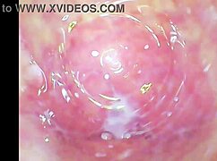 Amateur Uses Glass Dildo on Tight Pussy