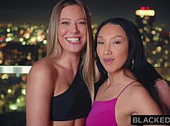 Blackedraw Rookie Avery & Vicki Devoured by BBC Pros in Wild FFM