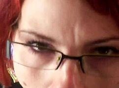 karla rose gives a sloppy deepthroat blowjob in pov with condom on