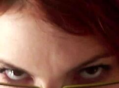 karla rose gives a sloppy deepthroat blowjob in pov with condom on