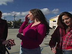 Trinity Post, Kelly Divine, and Jessica Right chase a big black cock adventure