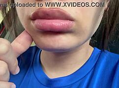 Awesome Spitting Mouth Latina