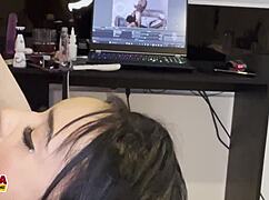 Melody hot colombian latina slut gets her back blown out in first porn video casting