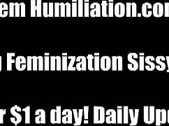 They force you to suck his cock in femdom POV.