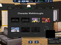 Detailed gameplay in Harem Hotel 34 with various interactions