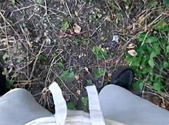 three girlfriends in swimsuit shorts and jeans, uh, masturbate outdoors in forest, so wild, ya know