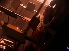 Asuka Kazama Threesome With Deepthroat Blowjob Spitting And Cum In Mouth