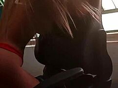 gosh, i slipped my hand into the blonde's ass, such a cute sex toy! 😍