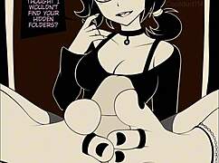 Ashley Graves Gives A Lovely Footjob In Anime Hentai Fetish Animation