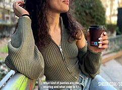 curly latina girlfriend lets me fuck her any way