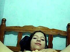 Hey, would you dare to join me in this solo masturbation session with my natural tits on display?